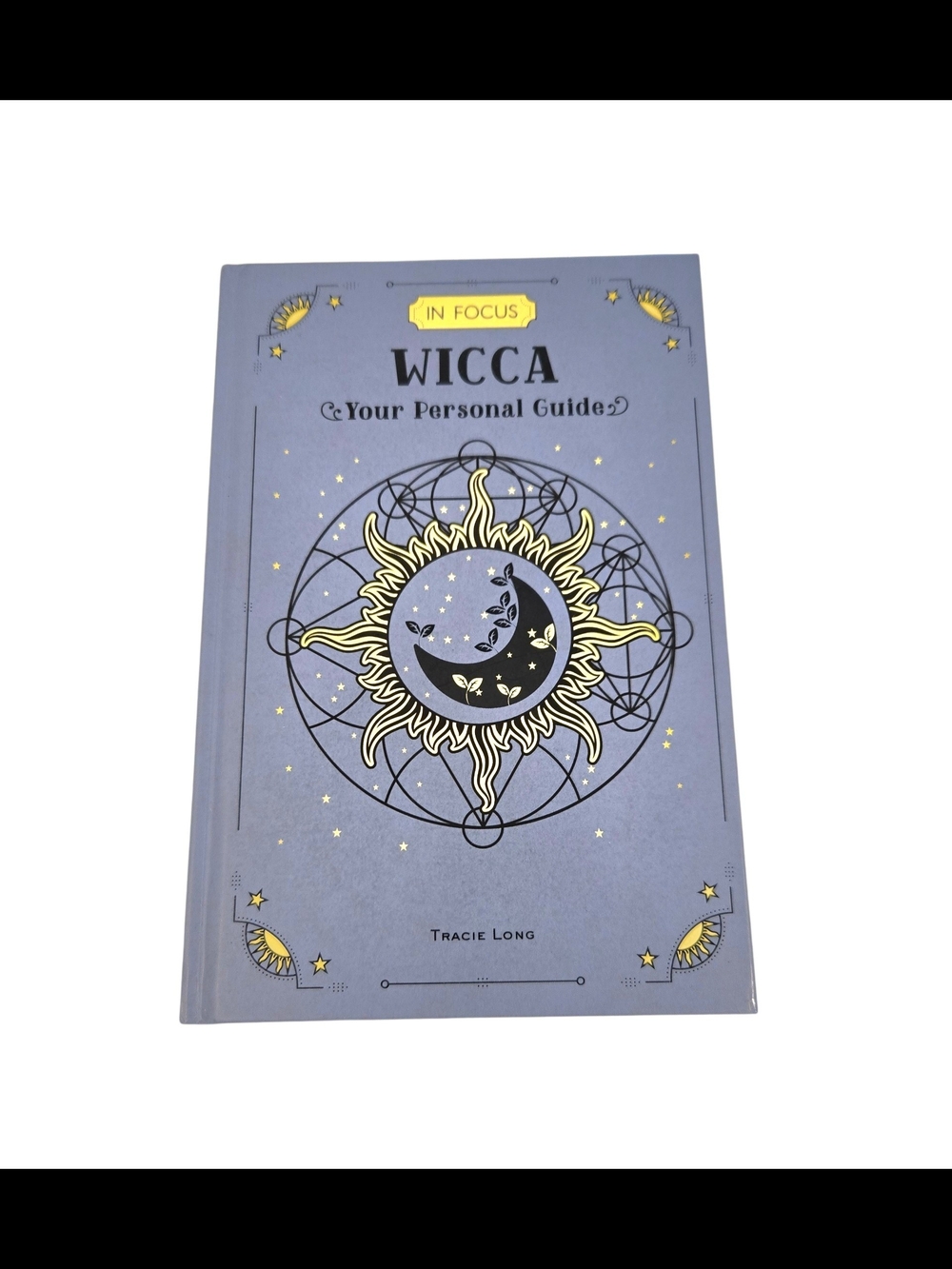 Wicca Your Personal Guide Hardcover - Lavender Cover with Gold Accents